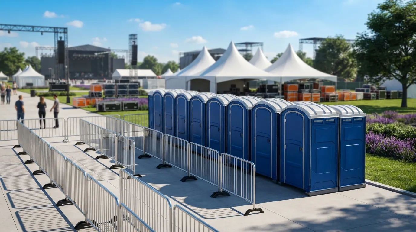 Porta potty in winter
